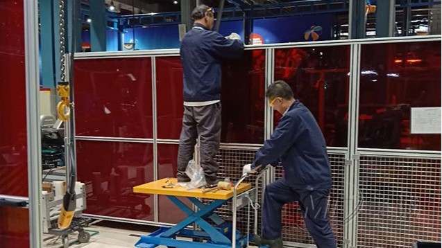 車間防弧光板隔斷 車間防弧光板隔斷