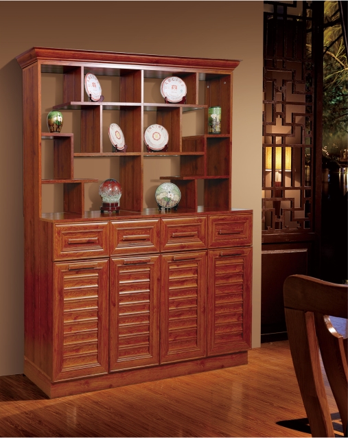 全鋁博古架-01（風格：中式；顏色：金像）