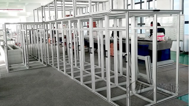 鋁型材設(shè)備防護框架 鋁型材設(shè)備防護框架